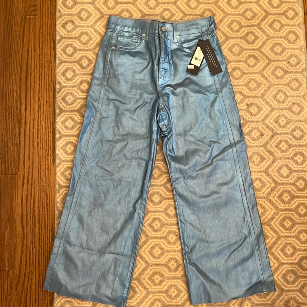Veronica Beard NWT sz 28 Taylor wide leg crop high rise